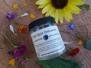 Lunar Phase Soy Candle (shipping date 3/1/24)