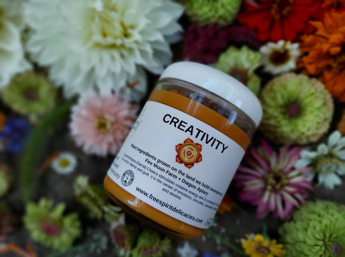 Sacral Chakra Soy Candle (shipping date 3/1/24)