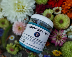 Throat Chakra Soy Candle (shipping date 3/1/24)